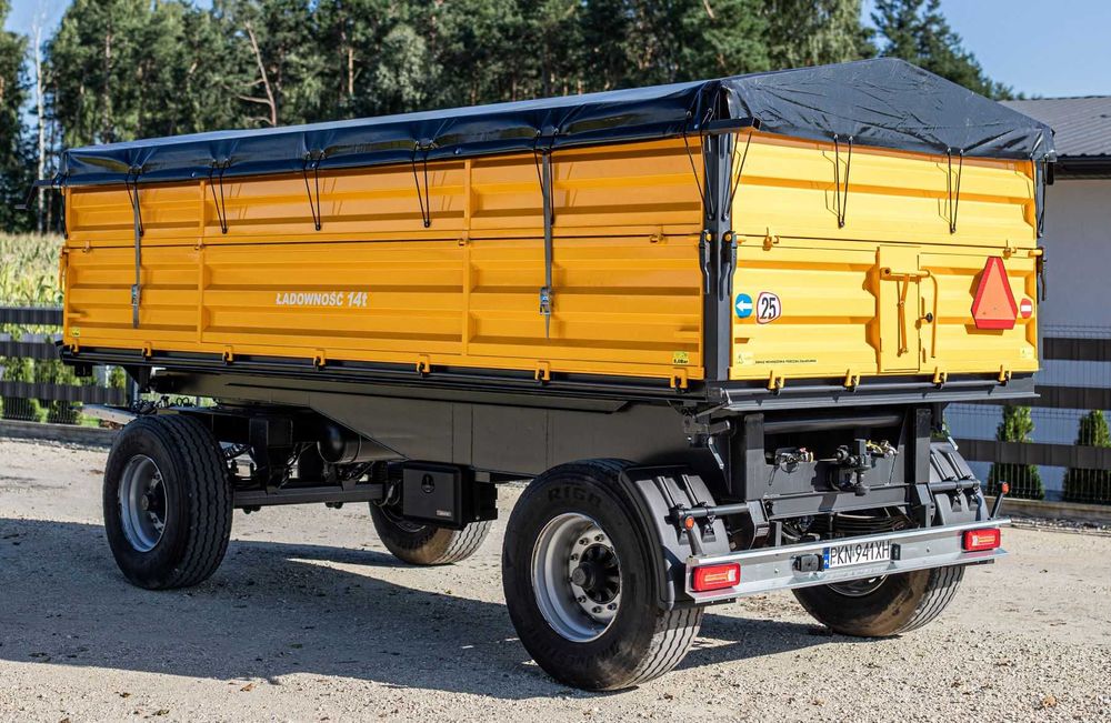 1 Przyczepa Rolnicza OHLER , Kassbohrer HL HW 8011 Ładowność 14 t