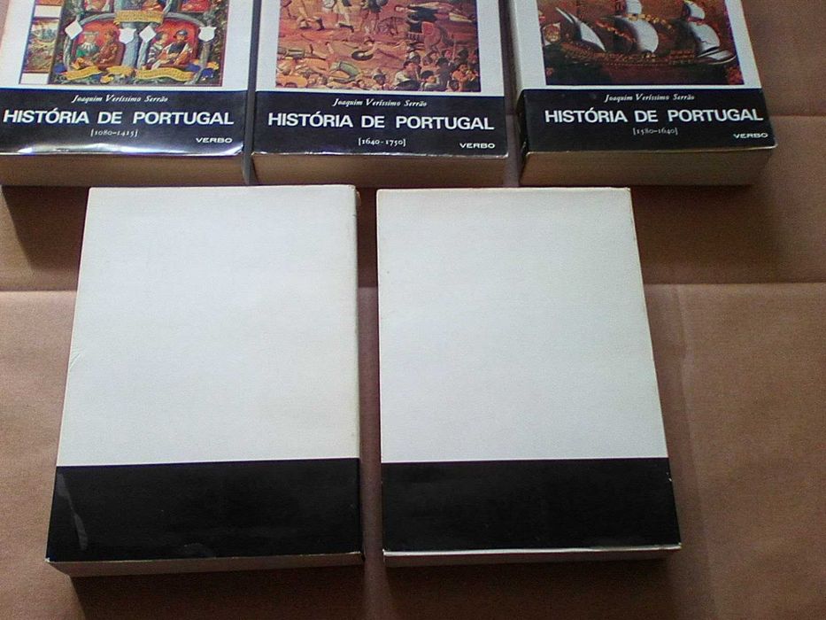 História de Portugal cinco 1ºs volumes