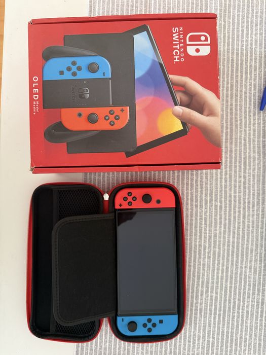 Nintendo Switch Oled 64gb neon red/blue