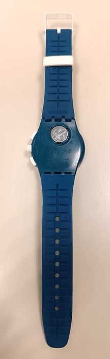 Relógio Swatch Chrono Whitespeed – Como Novo (Pilha Nova)