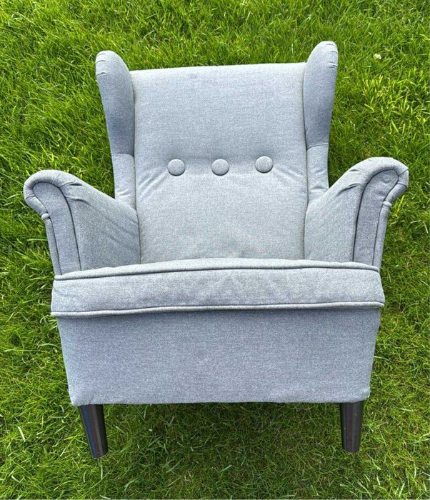 STRANDMON ikea Fotelik dziecięcy, Vissle szary Fotel dzueciecy ikea