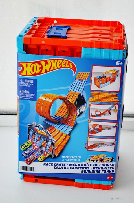 Трек набір Hot Wheels Екстремальні перегони Race Crate GKT87 MEGATOR