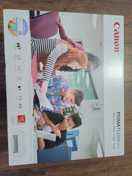 Drukarka Canon PIXMA TS3351 White – Wi-Fi, Print, Copy, Scan – Nowa.