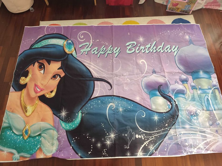 Decoração para festa de aniversário Princesa Yasmin