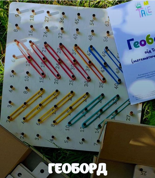 Геборд,математичний планшет,геометричні фігури