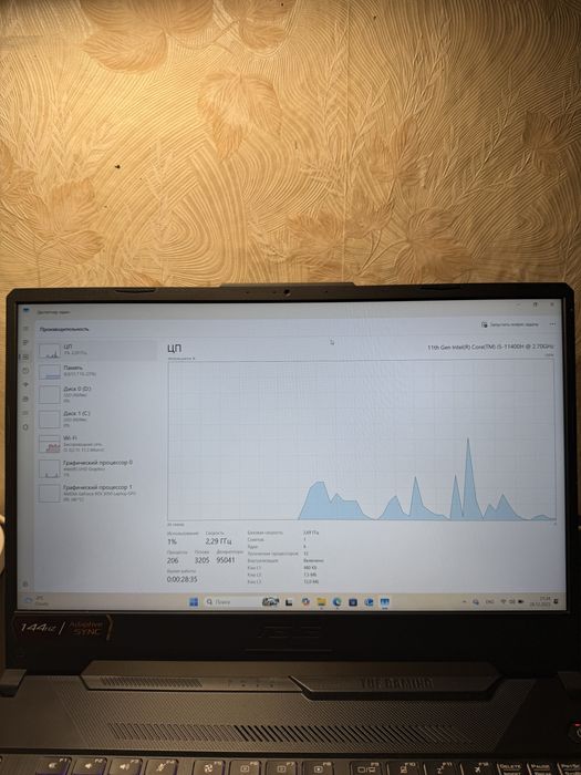 Asus TUF Gaming F15 FX506H + Миша | i5-11400H | 32GB | 2x512 | RTX3050