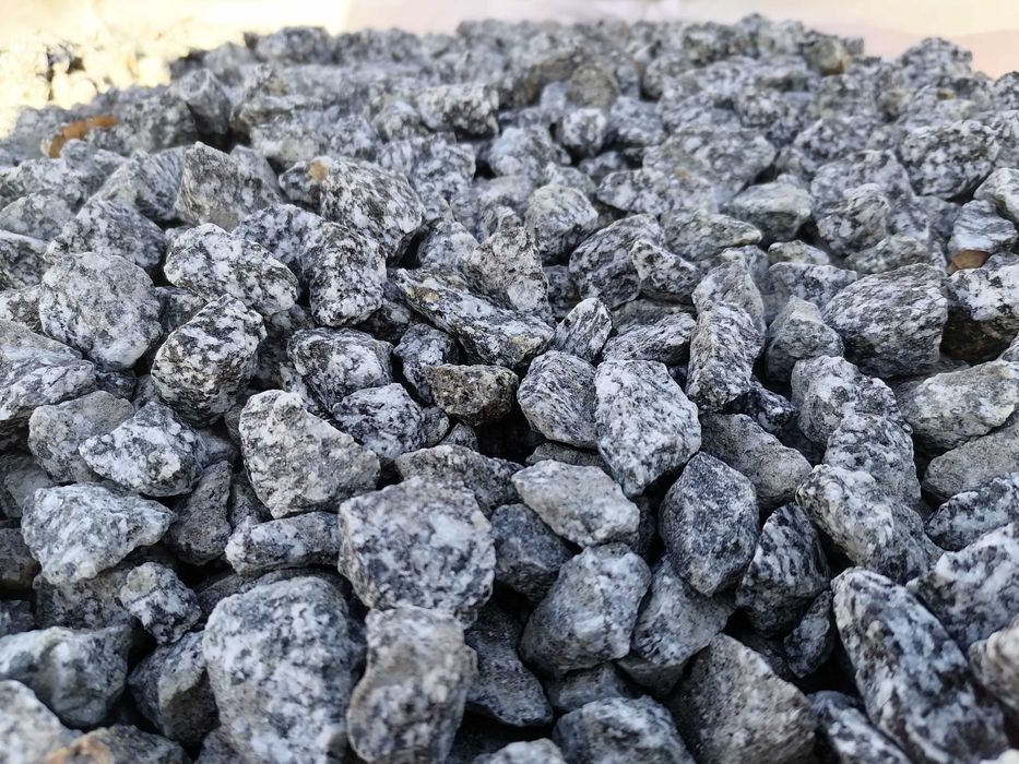 Grys granodiorytowy "Kośmin" - sjenit czarno-biały, ozdobny, 16-22