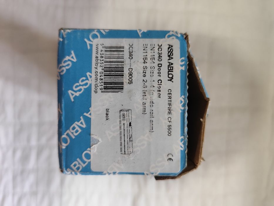 Tesa Samozamykacz Hydrauliczny DC340 Assa Abloy Czarny