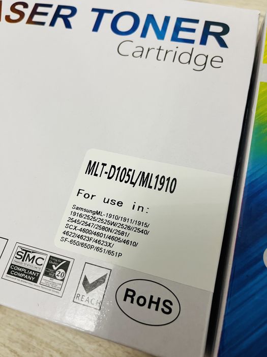 TONER do Samsung ML1910 SCX- 46 4623F MLT-D1052L