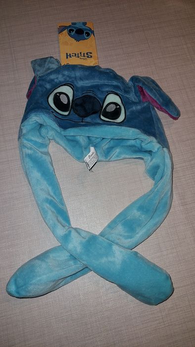 Czapka stich z ruchomymi uszami nowa