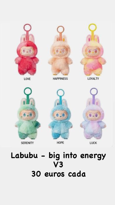 Labubu v3 - Biginto Energy - original popmart