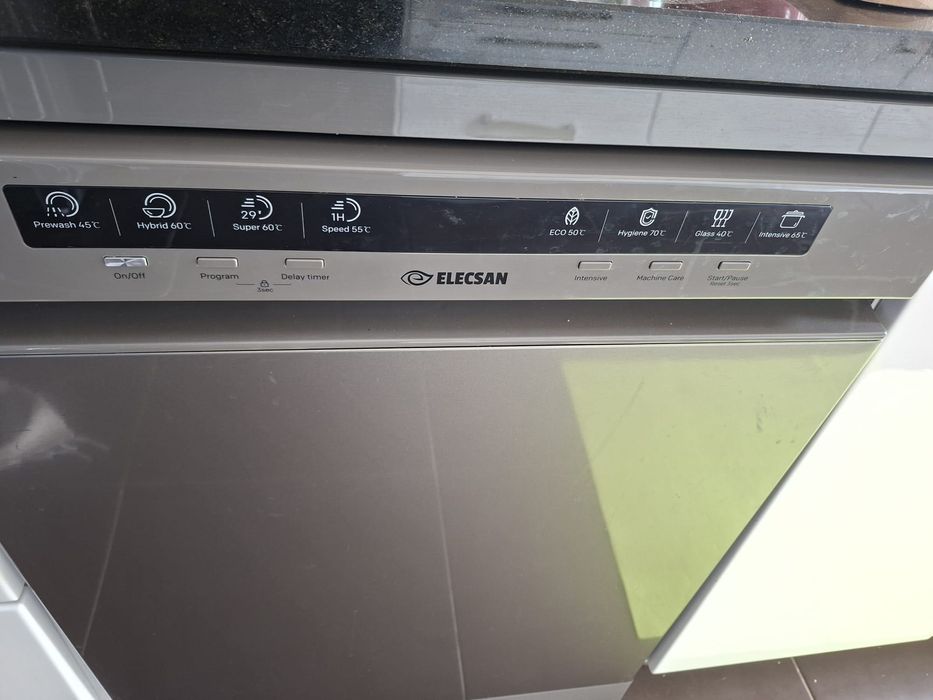 Máquina lavar loiça encastrada cinzenta elecsan