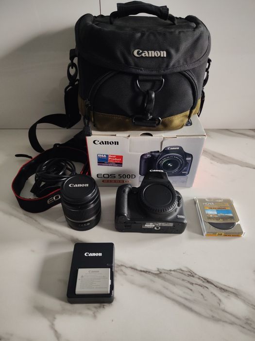 Canon EOS 500D + obiektyw + torba