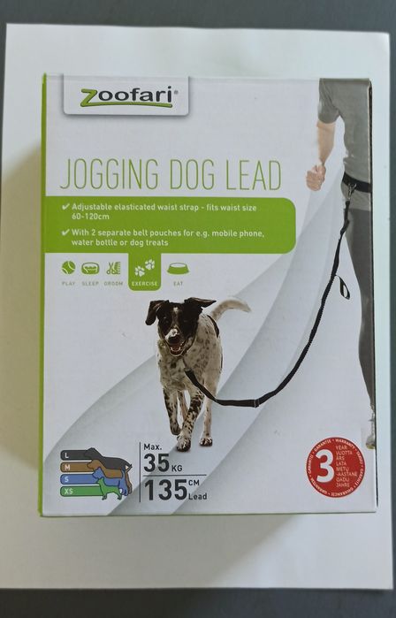 Smycz do biegania z psem Zoofari , rozm. L, (Jogging Dog Lead)