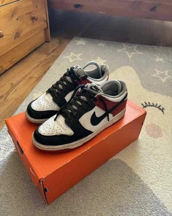 Buty Nike Dunk Low Black Toe shoes r.40