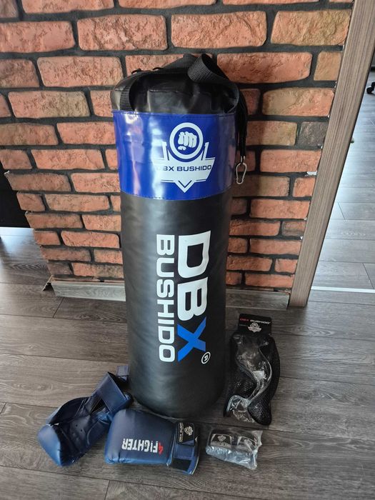 ZESTAW BOKSERSKI treningowy dla dzieci worek rękawice rozmiar 6oz marki BUSHIDO