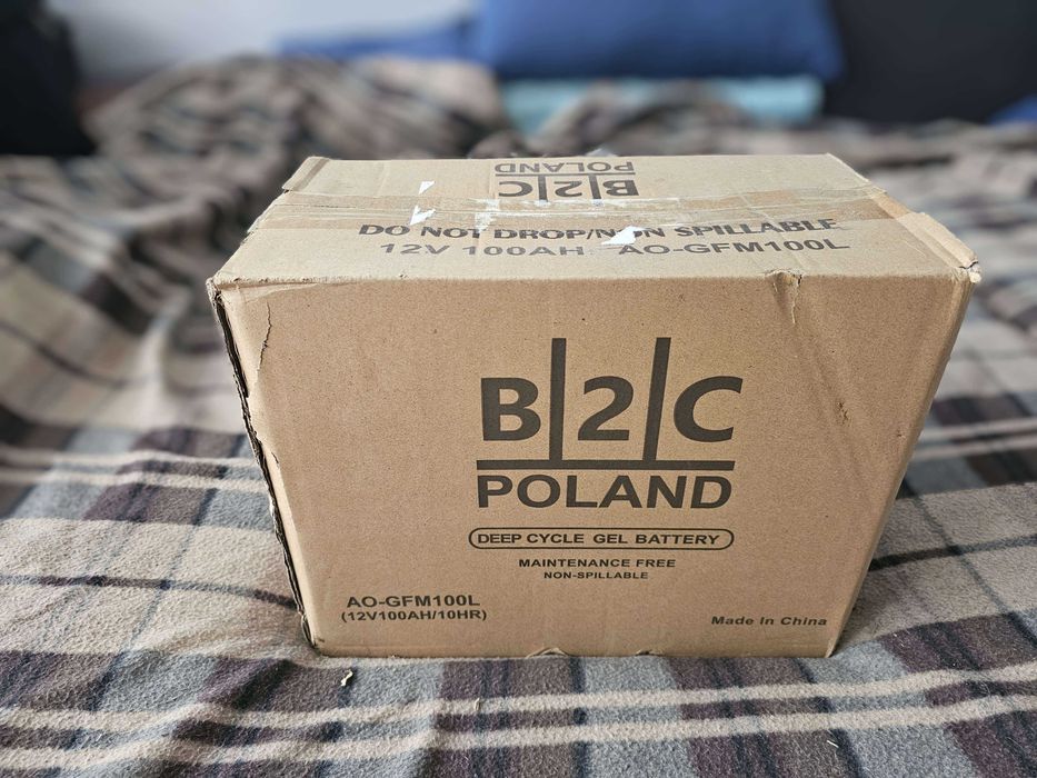 Akumulator Żelowy Firmy B2C 12V 100AH