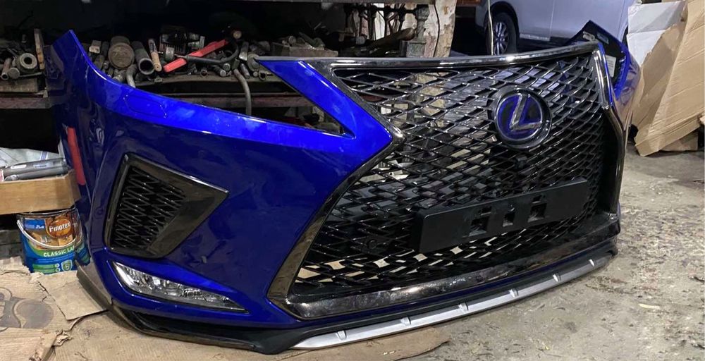 Lexus RX 350 2020 F-sport передний бампер в сборе