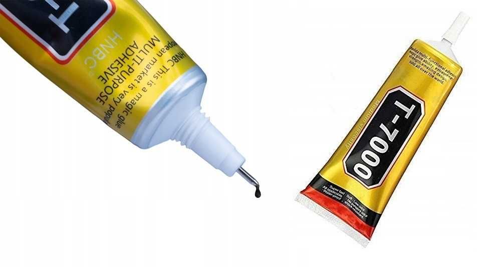 Klej montażowy T-7000 uniwersalny elektronika LCD * Czarny * VideoPlay