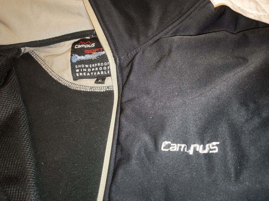 Kurtka męska Softshell CAMPUS jesienna wiosenna przeciwwiatrowa wiatrówka