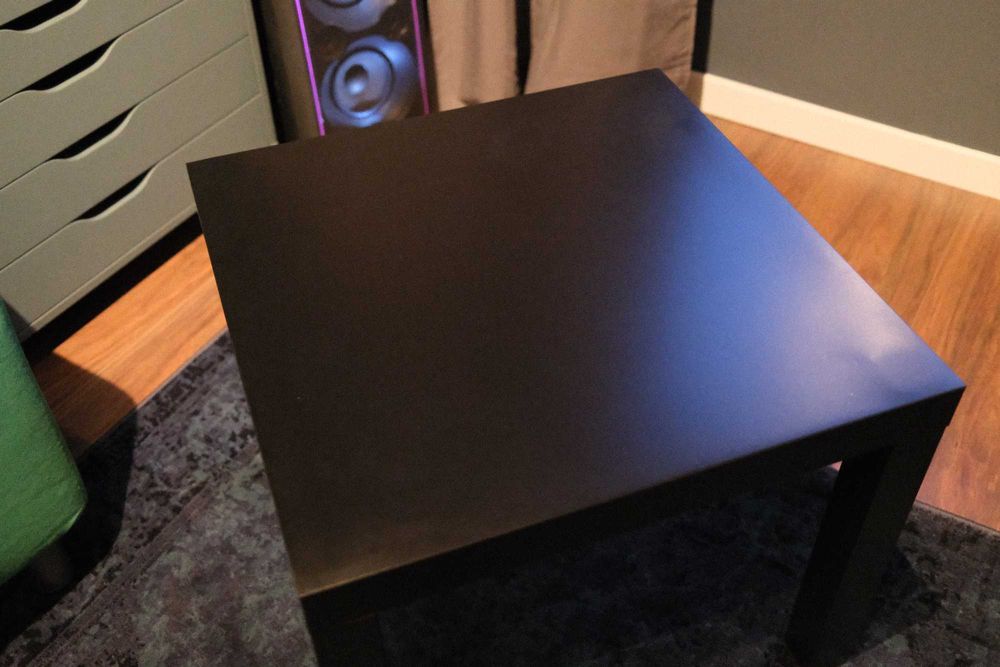 Mesa de apoio IKEA LACK Descontinuado - Feito em Portugal – Preto