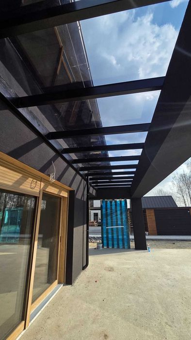 Tarasy, pergole, projekty indywidualne, wiaty, elewacje schody zew