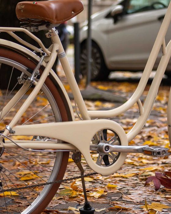 Bicicleta Cidade Capri Berlin Creme Vintage