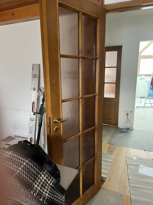 Drzwi pokojowe dwuskrzydlowe z framuga