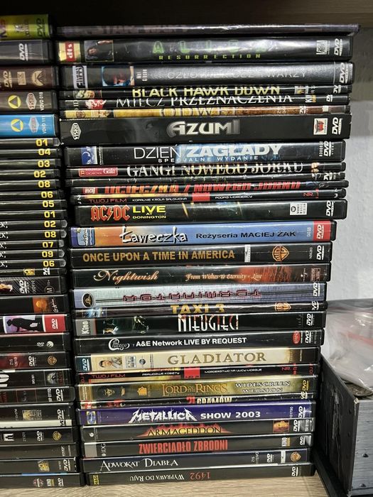 Kolekcja filmów na dvd