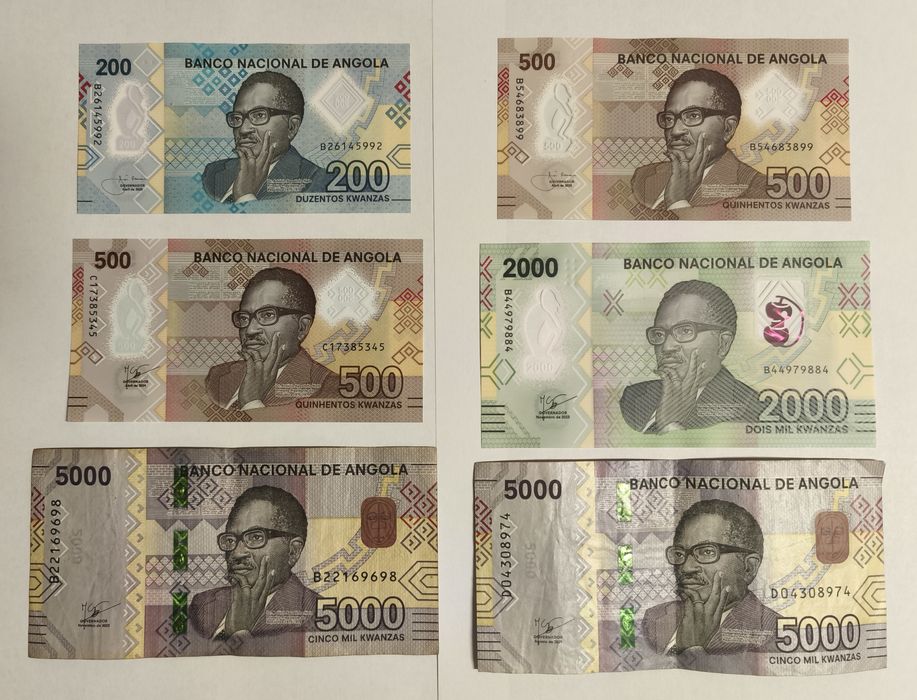 Notas Angola Kwanzas