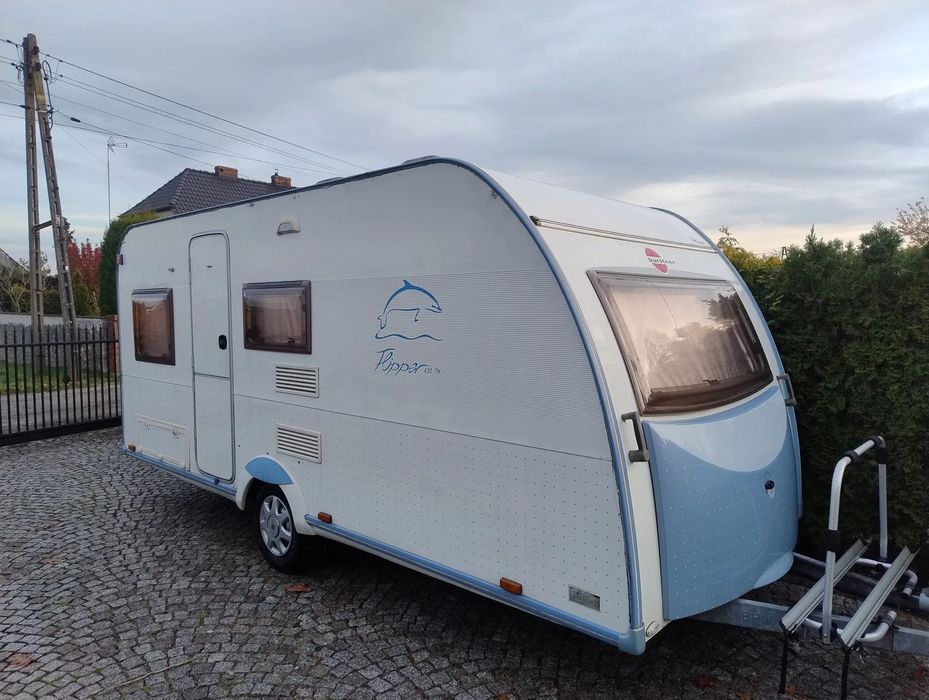 Burstner 435 TK  Burstner Flipper trzy łóżka piętrowe. Lekka