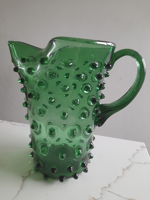 Dzbanek szklany Empoli , retro 25cm