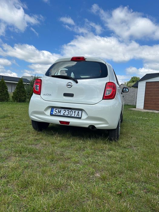 Nissan Micra perła biala