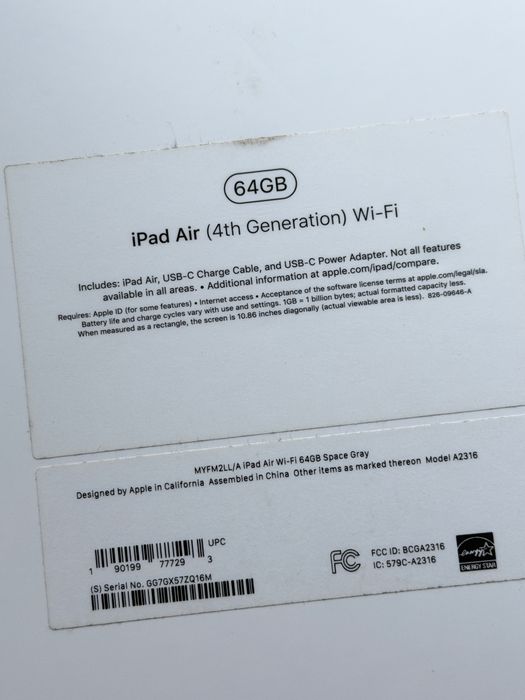 Як новий iPad Air 4 64GB WiFi айпад ейр
