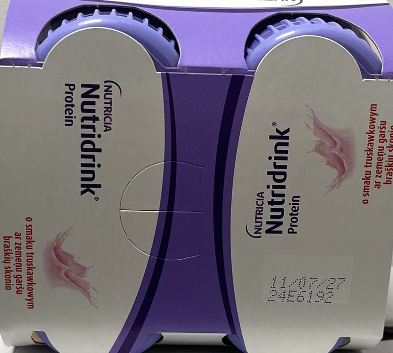 6x4x125 ml Nutridrink Protein o smaku truskawkowym