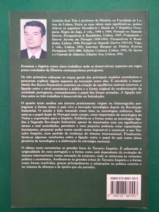Economia e Império no Portugal Contemporâneo - António José Telo