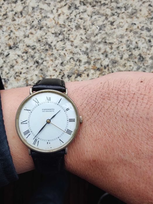 Relógio Esperanto a corda vintage