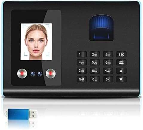 Relógio pica ponto biométrico e RECONHECIMENTO FACIAL máquina de ponto