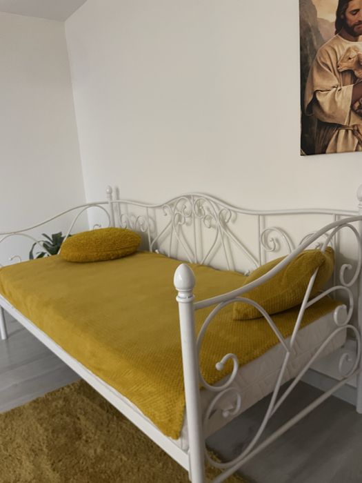 Łóżko z materacem – IDEALNY stan – 450zł