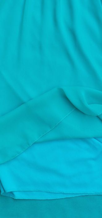 Vestido Verde Água Tamanho Único