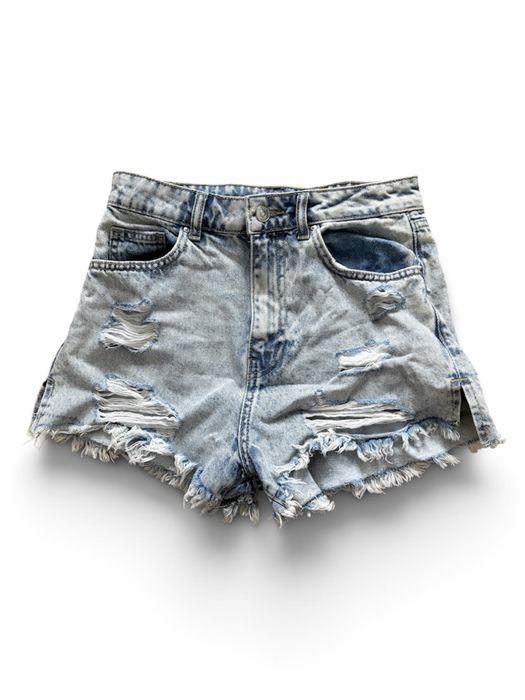 spodenki jeansowe vintage distressed | XS