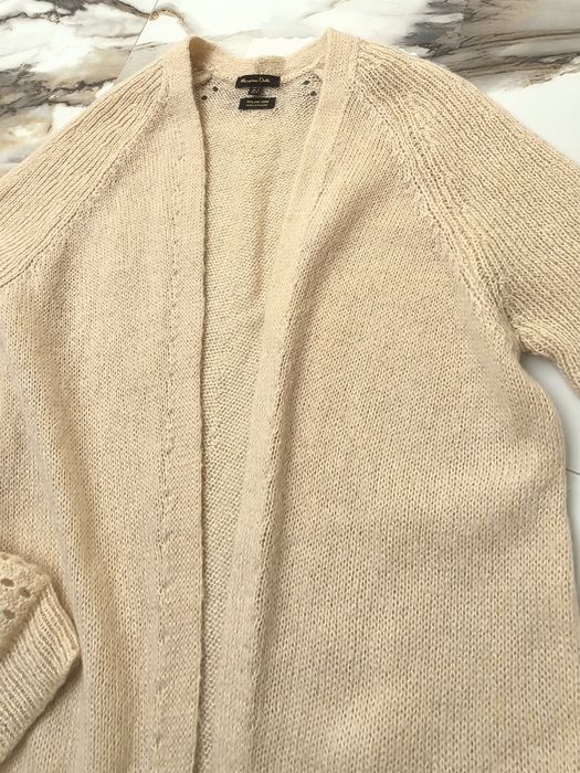 Massimo dutti kardigan moher wełna