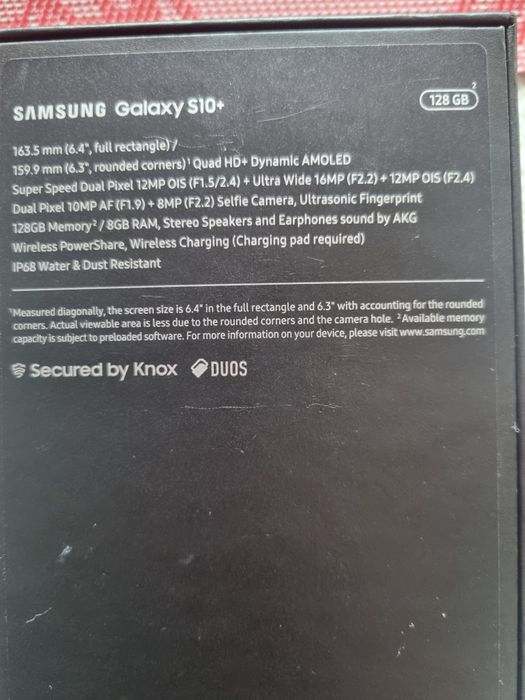 Samsung s10+ sm -G975F/DS