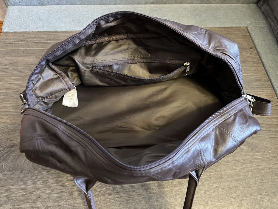 Сумка дорожная Cotton TRADERS. Натуральная кожа. Новая.