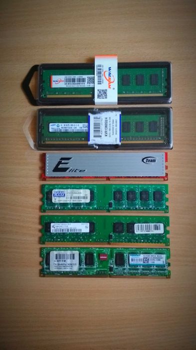 ОЗУ Оперативна пам'ять DDR2-DDR3 1,2,4 для ПК оновлено список 21 числа