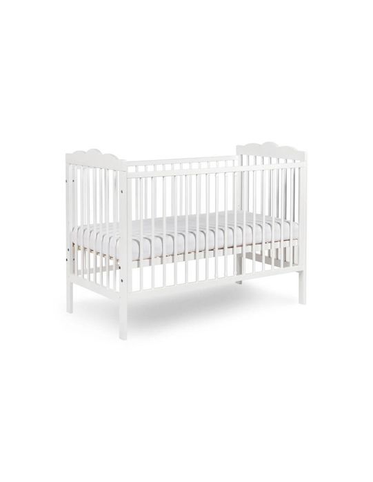 Łóżeczko klupś 120x60 oliver białe