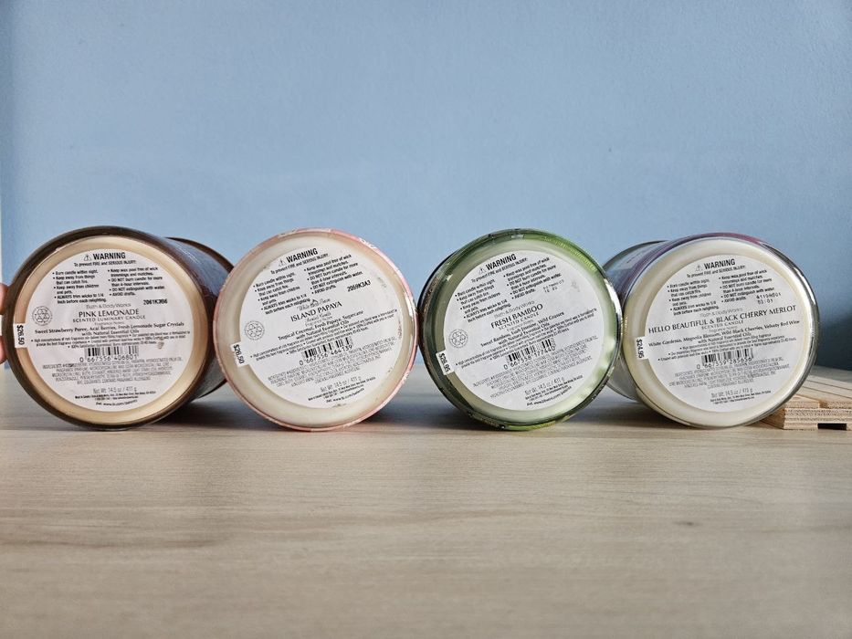 Ароматичні свічки Bath and Body Works