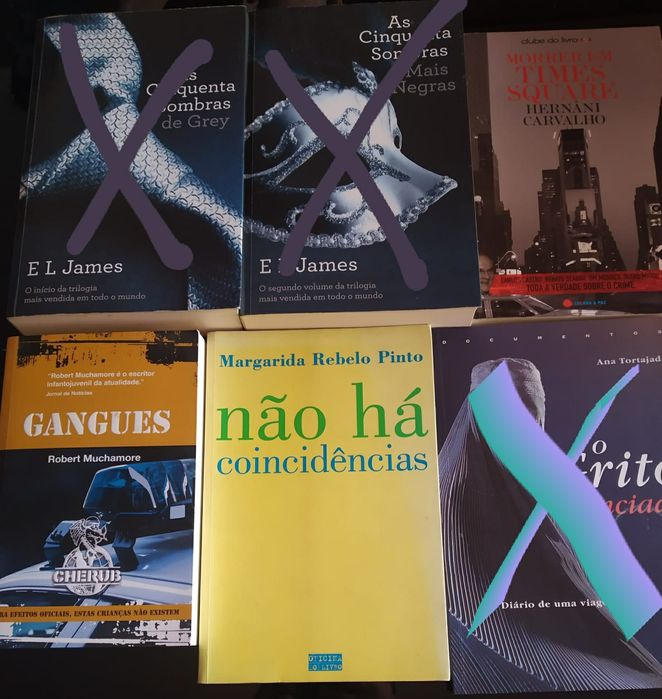 Livros vários exemplares