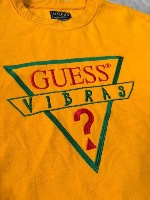 Guess X J Balvin Vibras Fleece Sweatshirt Crewneck M bluza Merch