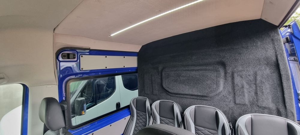 Zabudowa busa brygadowa brygadówka fotele homologacja brygadowka